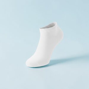 Bober Wear White Modal Comfort Ankle Socks